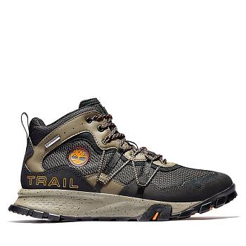 Timberland Férfi Garrison Trail Mid Cut Vízálló Bakancs Fekete / Barna